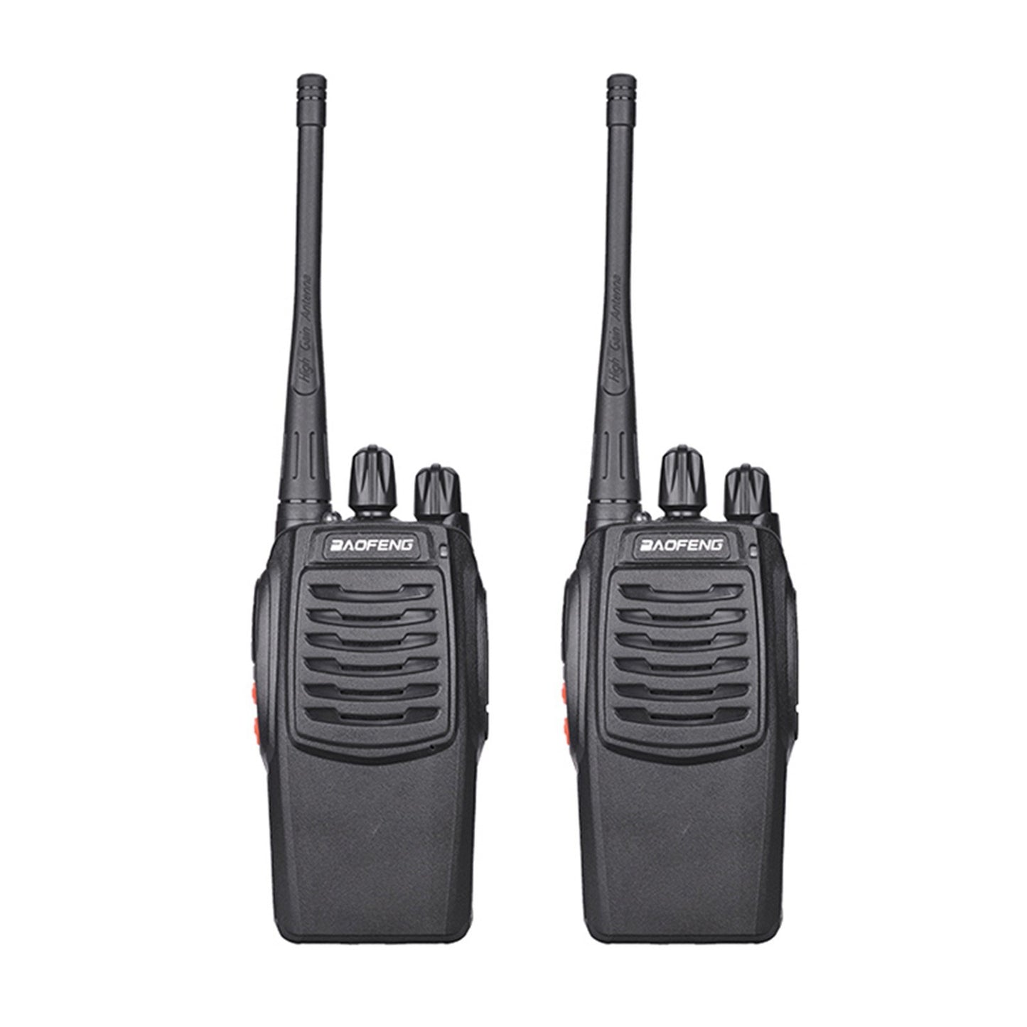 BAOFENG UHF 400-470MHz FM Portable Handheld Walkie Talkies (2 Pack, US Plug)