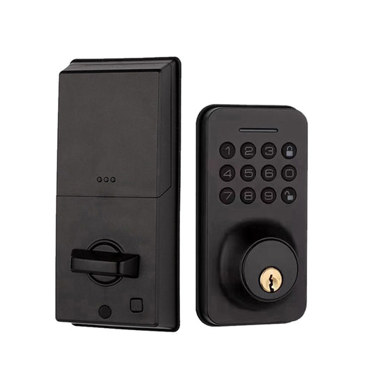 Tuya WAFU Smart Door Lock - 4 Unlock Methods: BT App & Password for Homes & Apartments