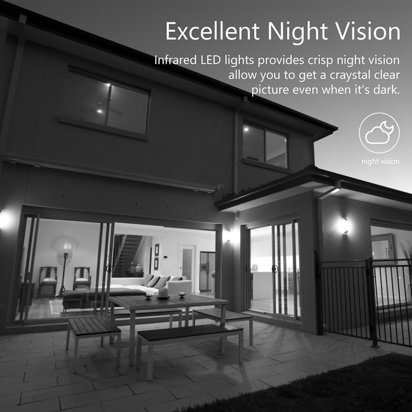 1080P Full HD 2MP Security Camera, Outdoor/Indoor, Hybrid 4-in-1 (CVI/TVI/AHD/CVBS)
