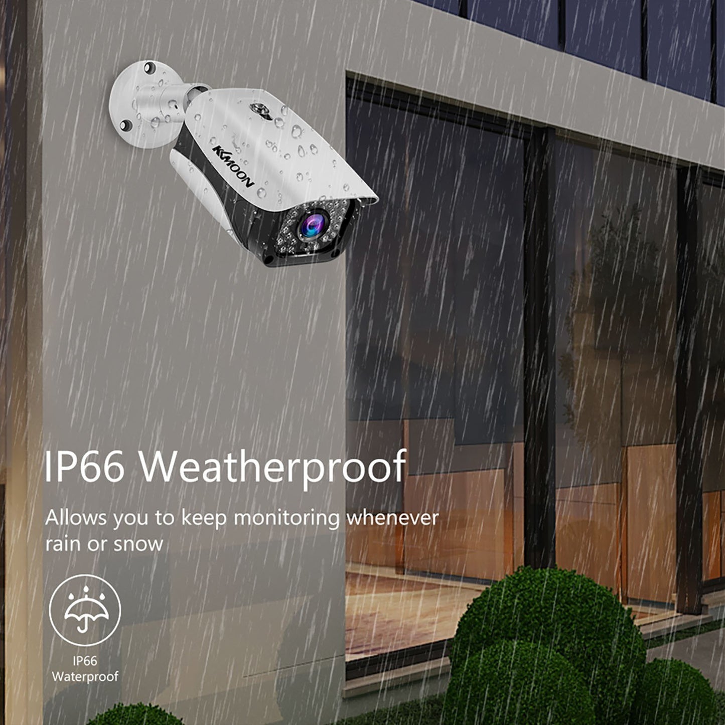 1080P Full HD 2MP Security Camera, Outdoor/Indoor, Hybrid 4-in-1 (CVI/TVI/AHD/CVBS)