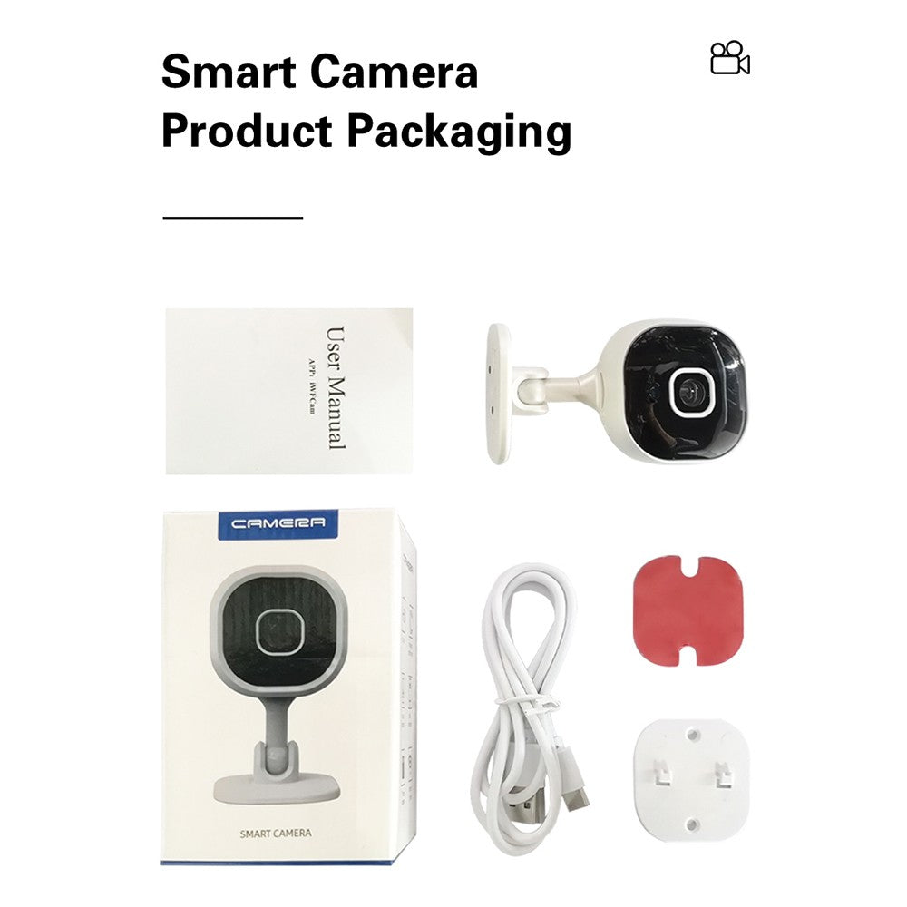 Outdoor 1080P Smart Security Camera with Motion Detection, Night Vision & Two-Way Audio