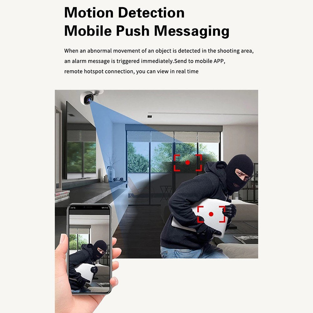 Outdoor 1080P Smart Security Camera with Motion Detection, Night Vision & Two-Way Audio