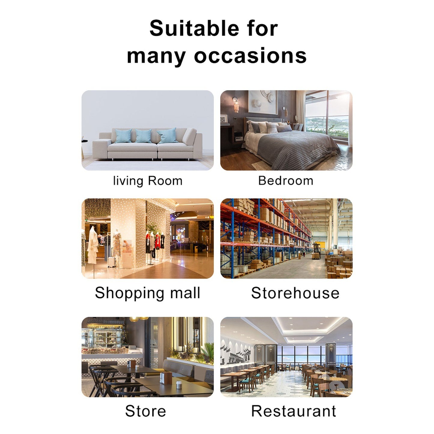 Tuya Smart Smoke Sensor with High Sensitivity and Massage Feature