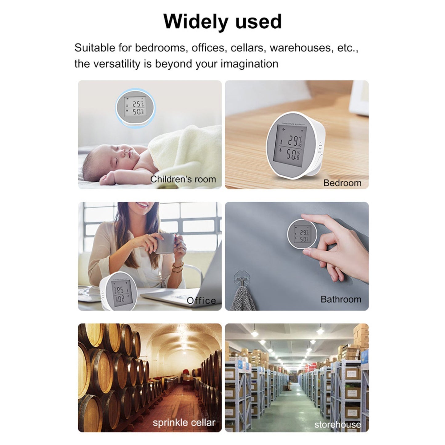 Smart WiFi Temperature & Humidity Sensor by Tuya