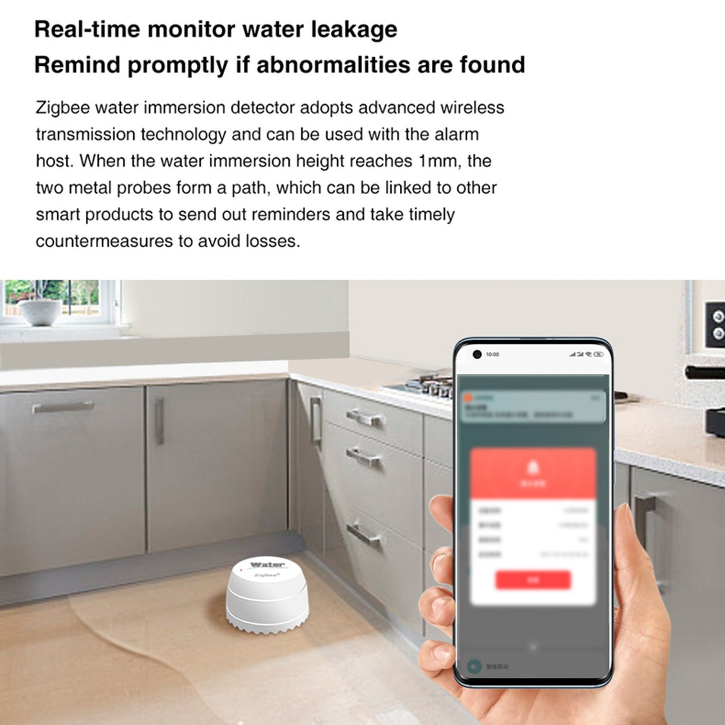 Tuya Zigbee Smart Home Water Leak Sensor