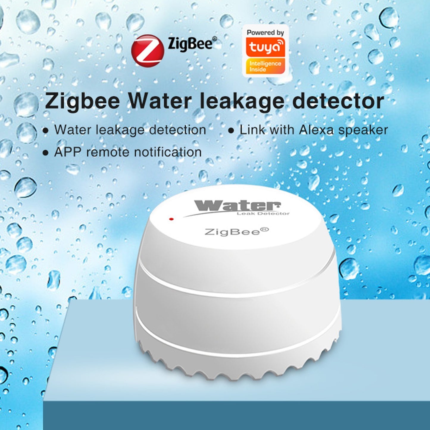 Tuya Zigbee Smart Home Water Leak Sensor