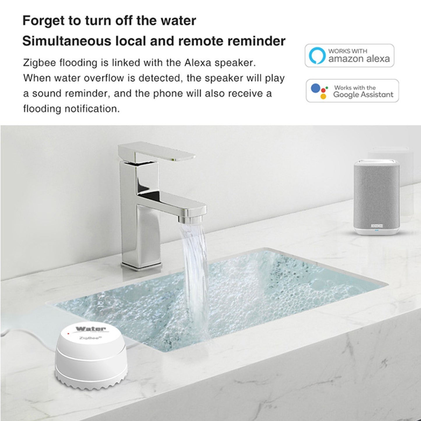 Tuya Zigbee Smart Home Water Leak Sensor