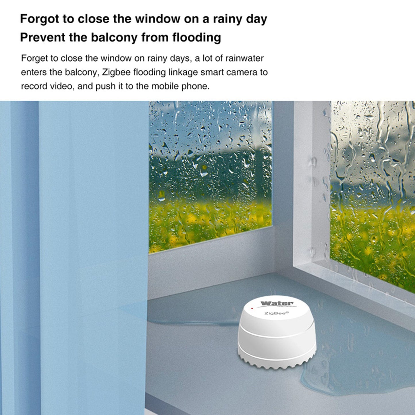 Tuya Zigbee Smart Home Water Leak Sensor