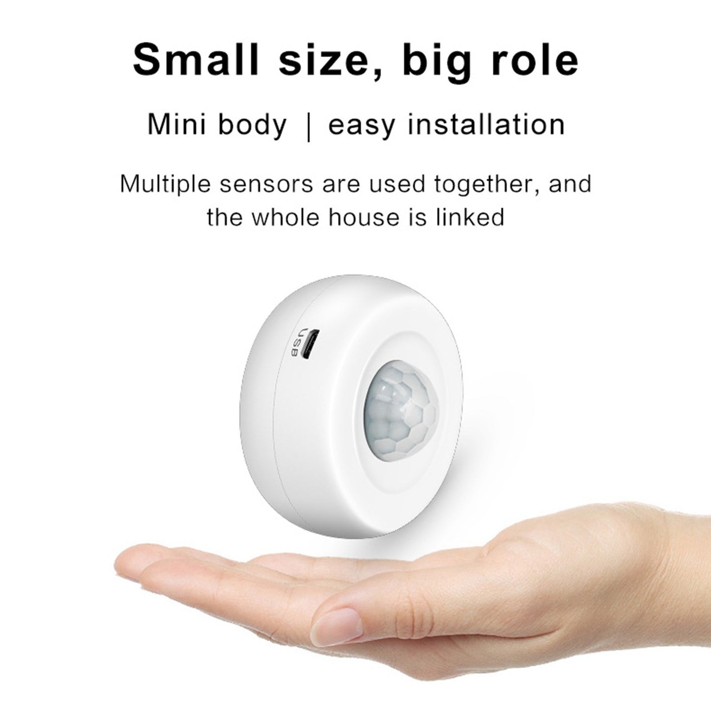 Smart PIR Motion Sensor with Light Detection | Tuya Compatible