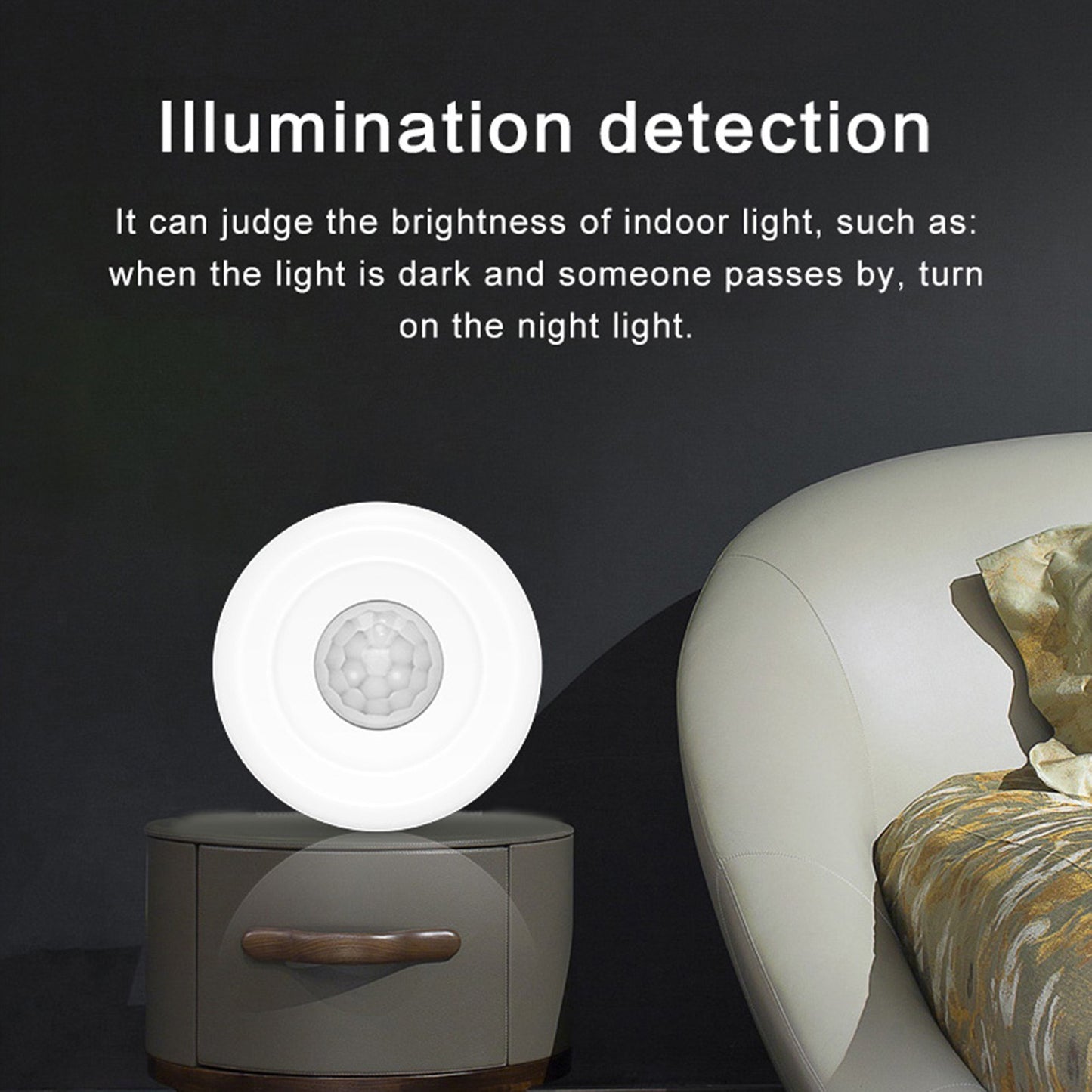 Smart PIR Motion Sensor with Light Detection | Tuya Compatible