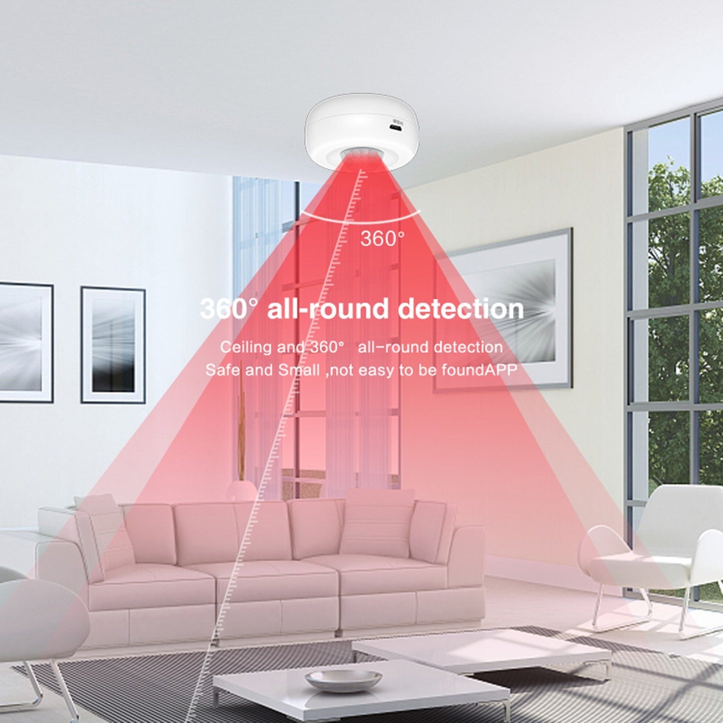 Smart PIR Motion Sensor with Light Detection | Tuya Compatible