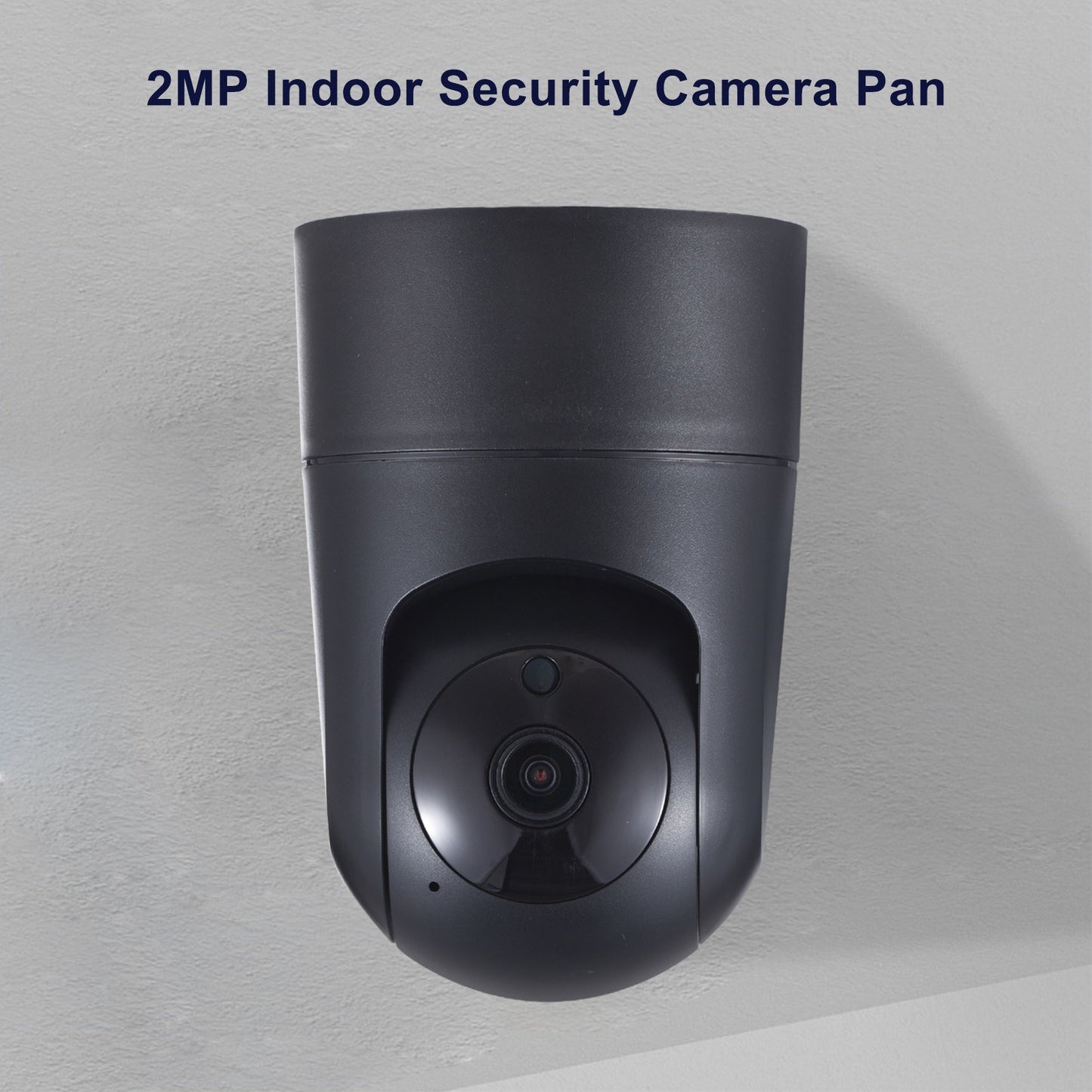 Indoor 2MP Security Camera with Pan-Tilt, Baby Monitor, Smart Motion Tracking, Night Vision, Two-Way Audio