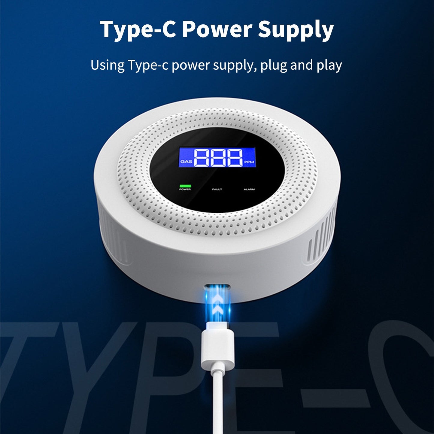 WiFi Smart Gas Leak Detector - Household Gas Alarm Sensor