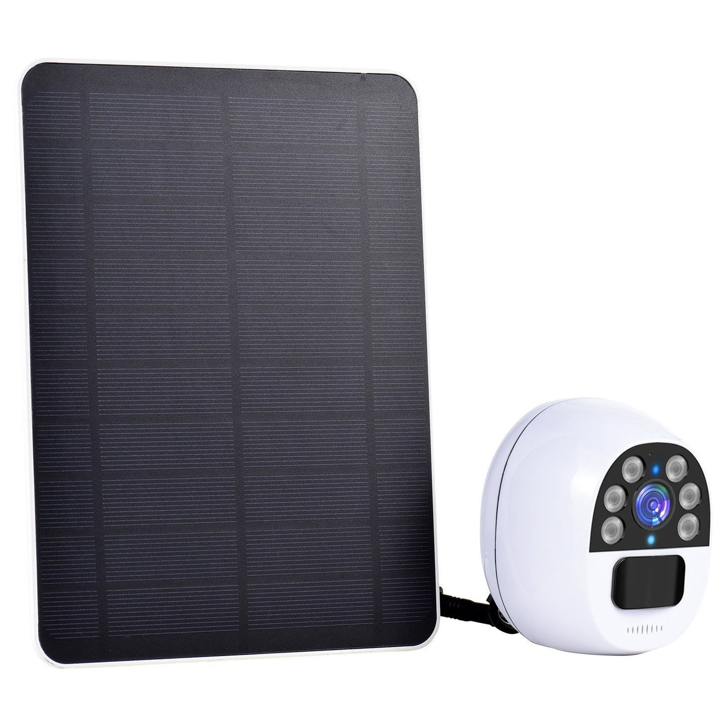 Solar-Powered 1080P WiFi Security Camera with Solar Panel