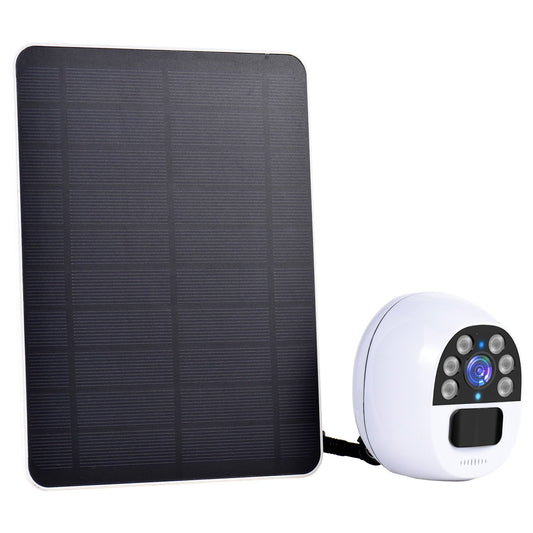 Solar-Powered 1080P WiFi Security Camera with Solar Panel