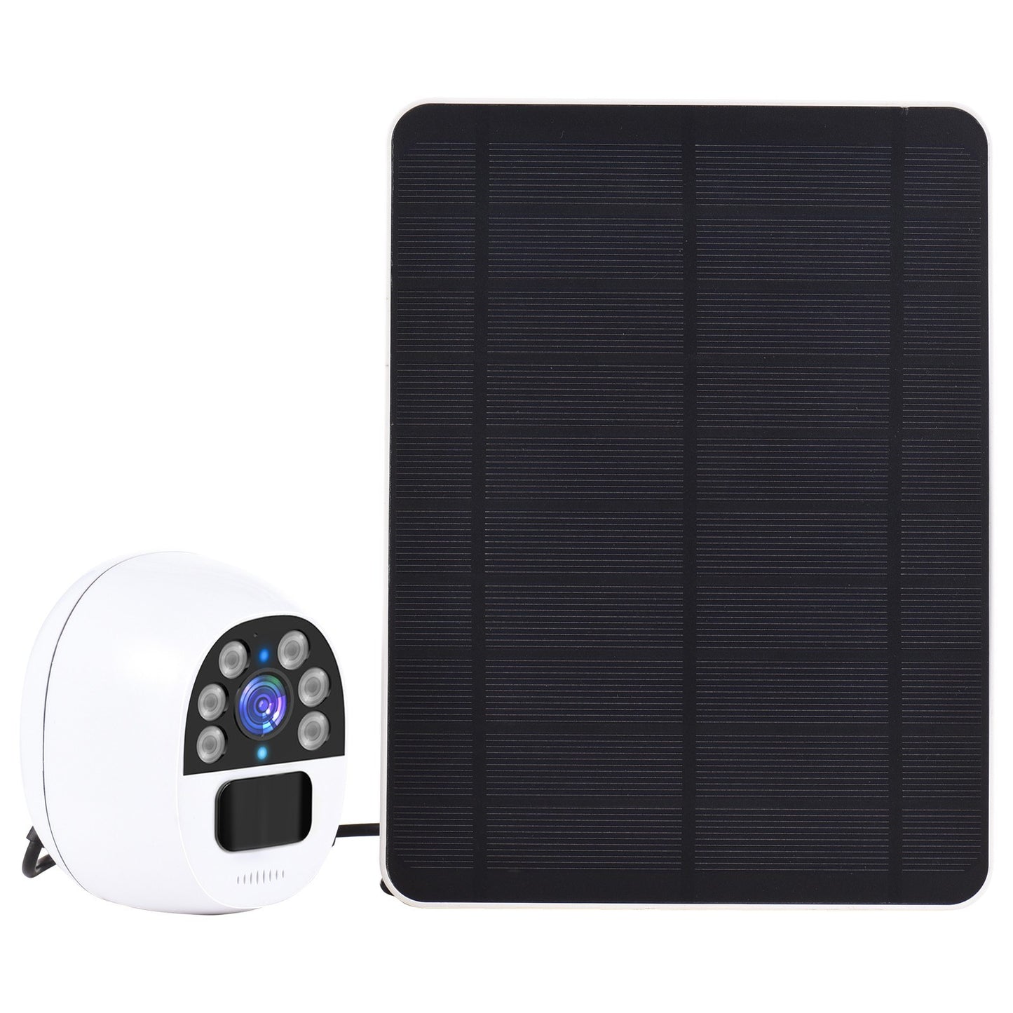 Solar-Powered 1080P WiFi Security Camera with Solar Panel