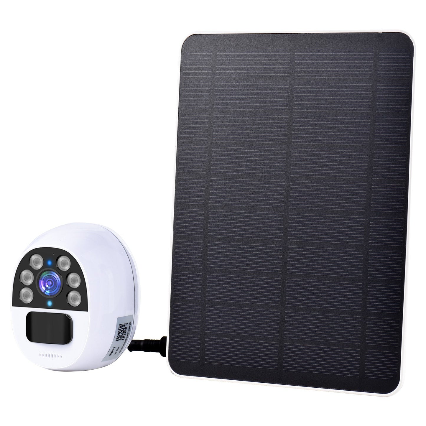 Solar-Powered 1080P WiFi Security Camera with Solar Panel