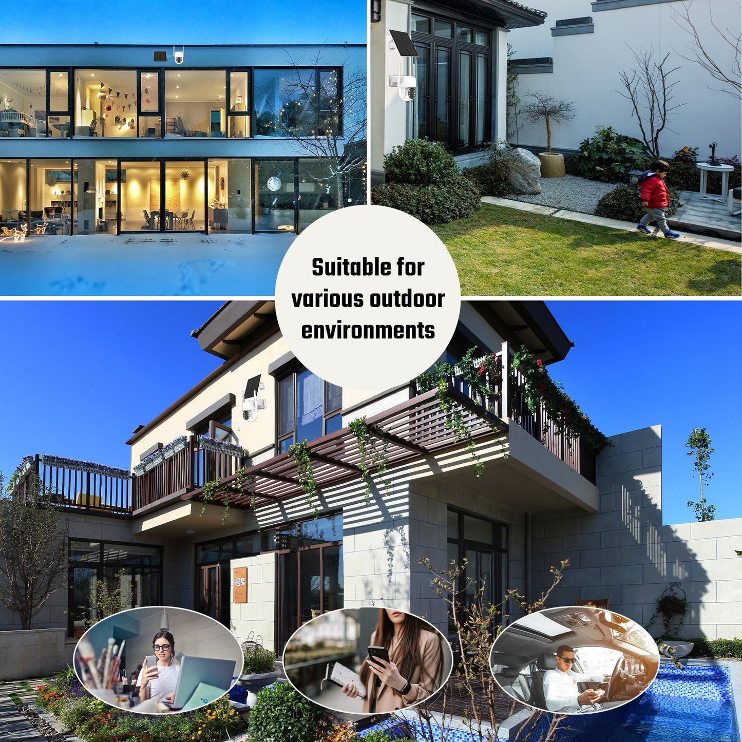 4MP Solar-Powered WiFi Security Camera with Low Energy Consumption