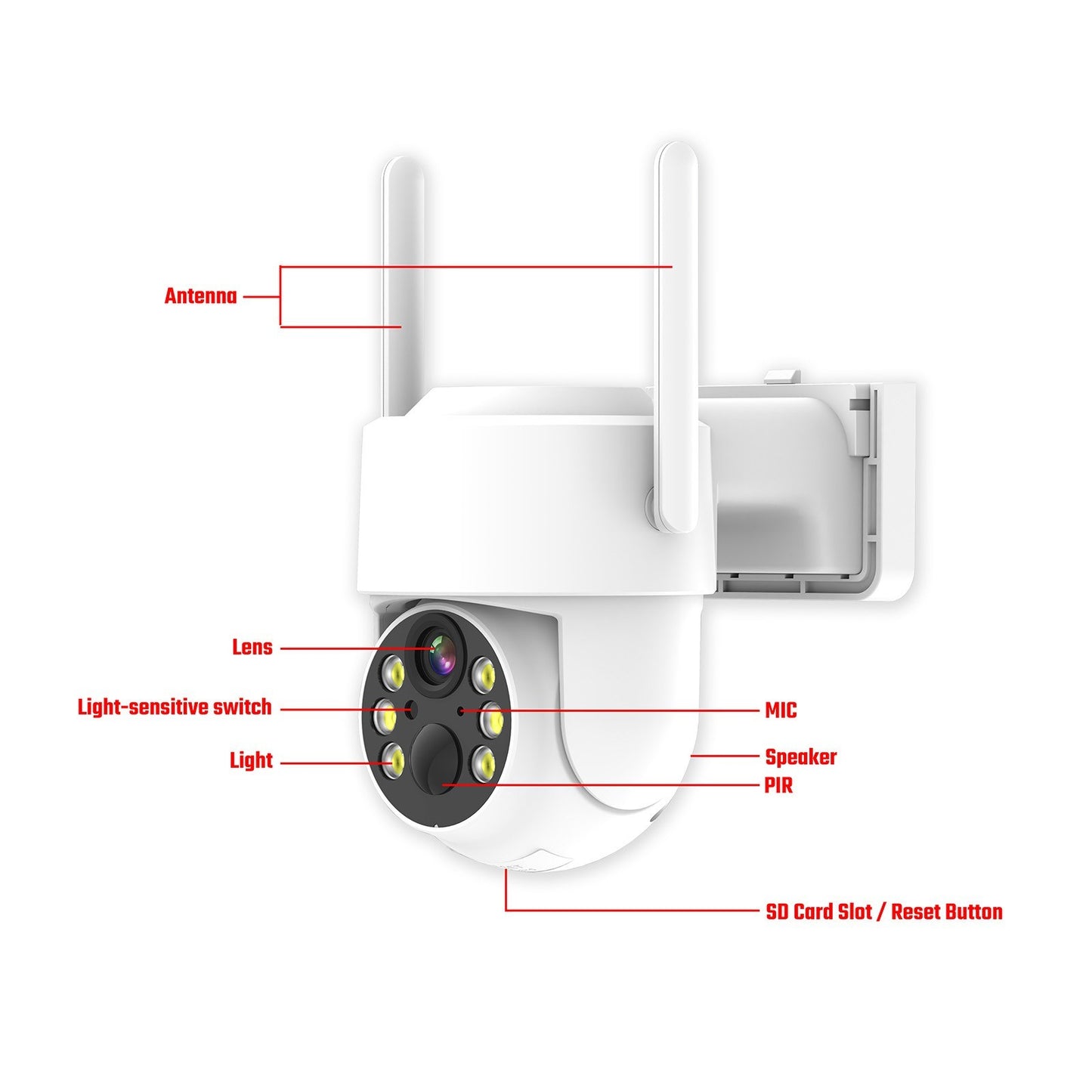 4MP Solar-Powered WiFi Security Camera with Low Energy Consumption