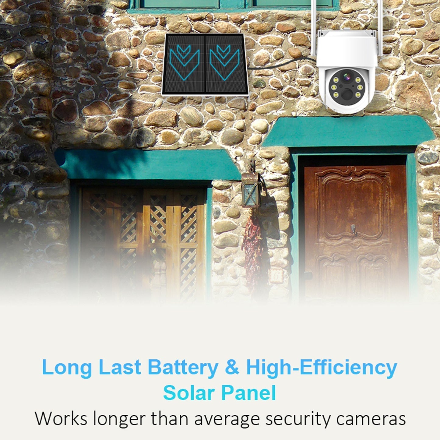 4MP Solar-Powered WiFi Security Camera with Low Energy Consumption