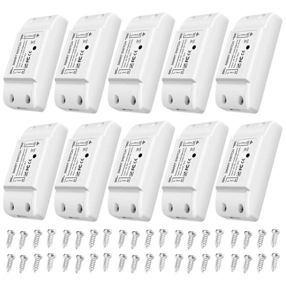 WiFi & BT Smart Switch 10A 2200W Dual Mode On/Off Universal Home Automation Module