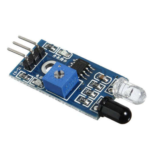 Smart Car Robot with Infrared Obstacle Avoidance Sensor