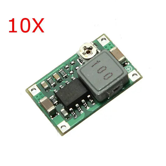 10-Pack Mini DC Adjustable Buck Converter Power Supply Modules