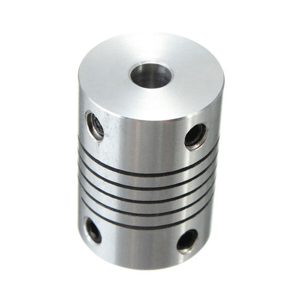 Flexible Shaft Coupling for CNC Stepper Motors, OD 18x25mm, 6.35mm to 8mm Connector