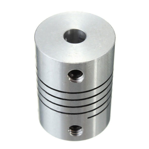 Flexible Shaft Coupling for CNC Stepper Motors, OD 18x25mm, 6.35mm to 8mm Connector