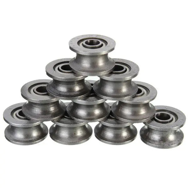 10-Pack 624ZZ U Groove Sealed Ball Bearings 4x13x7mm HCS Guide Pulley