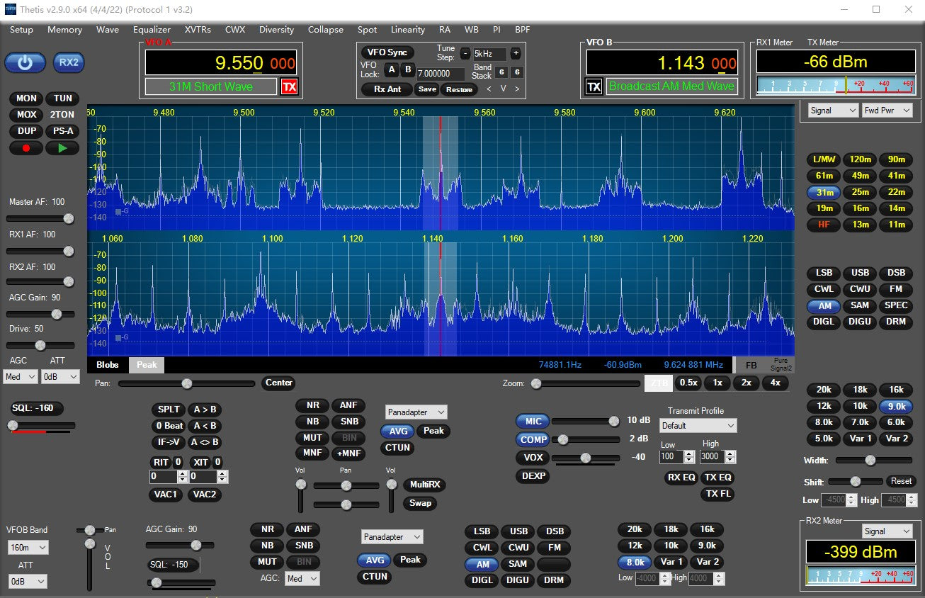 TRX-DUO SDR Receiver with Dual 16bit ADC, Zynq7010 FPGA, 10KHz–60MHz Spectrum Analyzer & Signal Source – Compatible with Red Pitaya, SDR#, PowerSDR