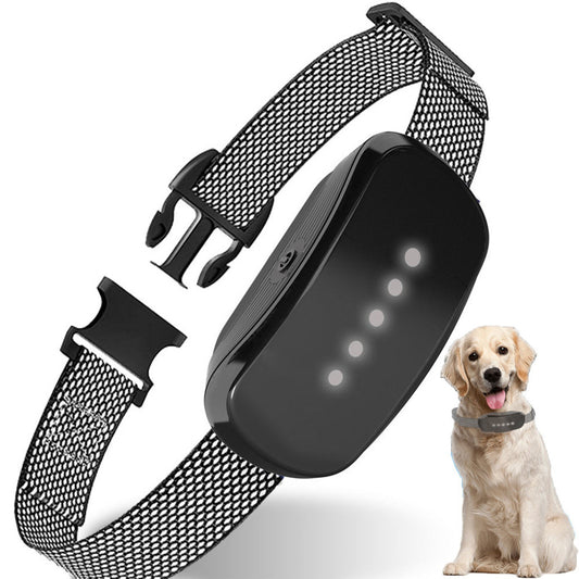 Adjustable Bark Collar for Dogs - Beep, Vibration, Shock Modes, Waterproof, USB Rechargeable, All Sizes