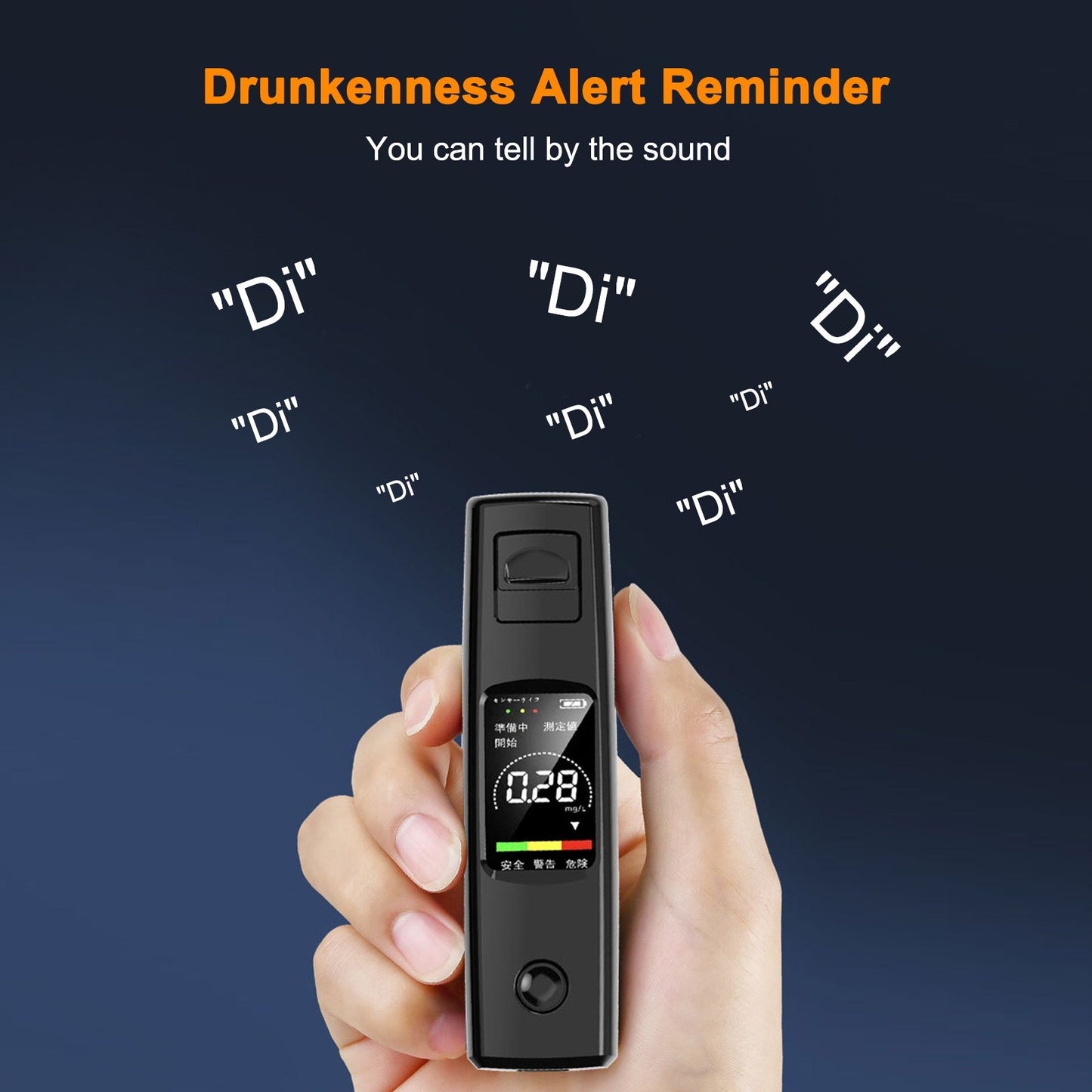 High Accuracy Portable Touchless Alcohol Detector for Cars