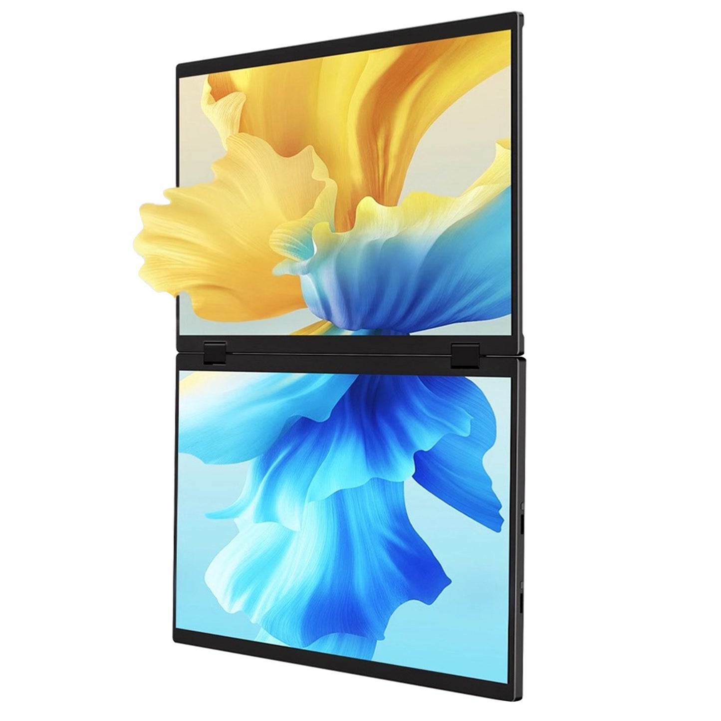 15.6 Ultra-Thin 1080P Dual Monitor Laptop Extender - Foldable 60Hz External Display for PC, Phone & Game Consoles