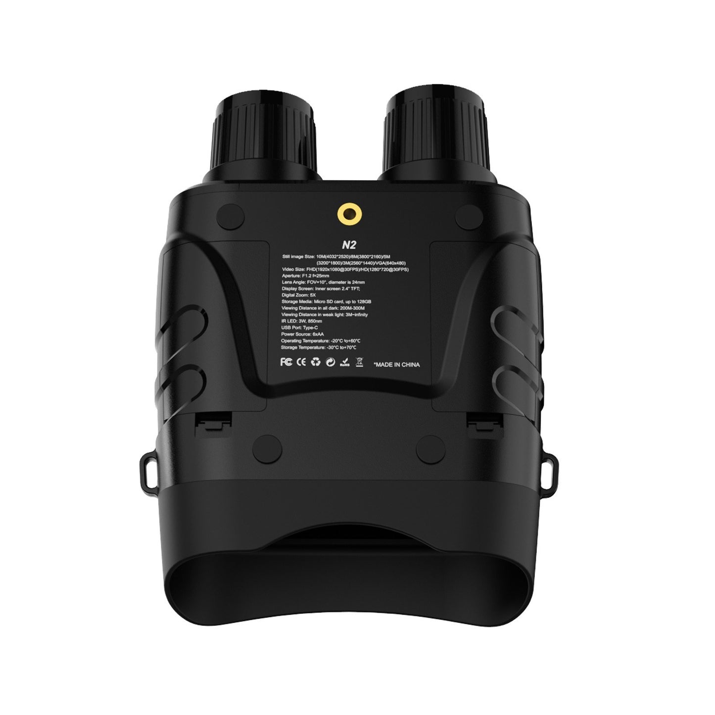 GTMEDIA N2 Night Vision Binoculars with 2.4 Screen, 5x Zoom, 1080P HD Video for Hunting & Wildlife Observation