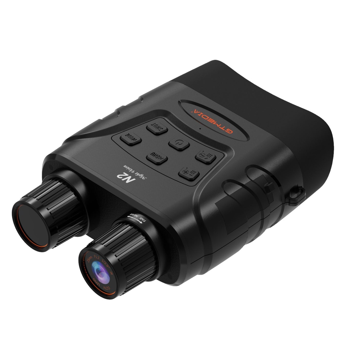 GTMEDIA N2 Night Vision Binoculars with 2.4 Screen, 5x Zoom, 1080P HD Video for Hunting & Wildlife Observation