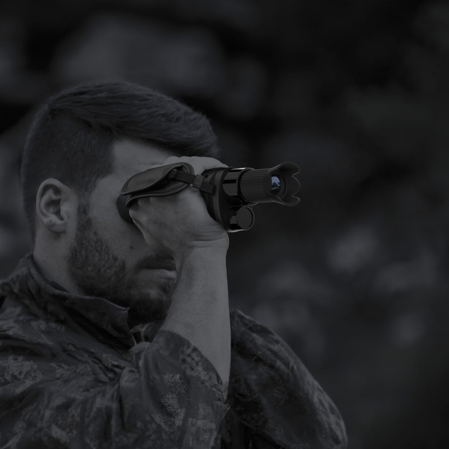 GTMEDIA N1 Night Vision Monocular, 5X Zoom, 7-Level IR, 32GB, Type-C, 1.5’’ Screen, Black – Perfect for Wildlife & Adventure
