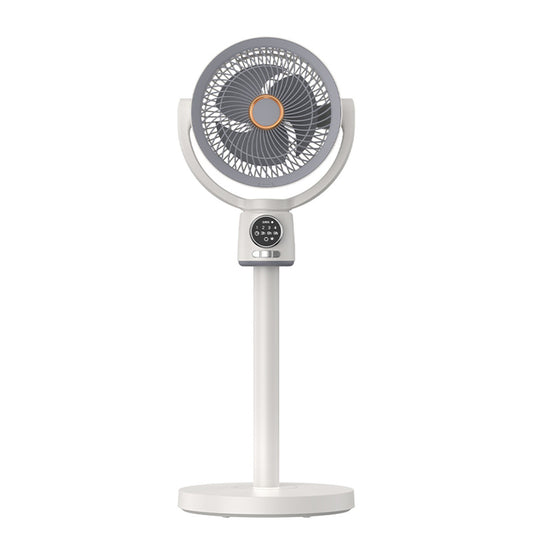 Desktop Air Circulation Floor Fan with Night Light & Detachable Rod