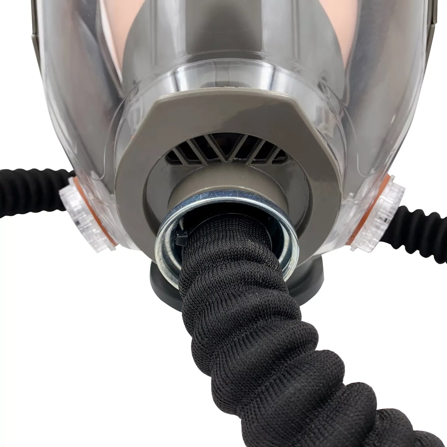 Electric Constant Flow Air Fed Respirator: Full Face Gas Mask for Spray Painting