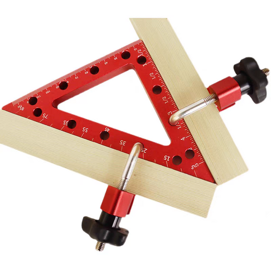 90 Degree Woodworking Right Angle Clamping Positioning Square Ruler