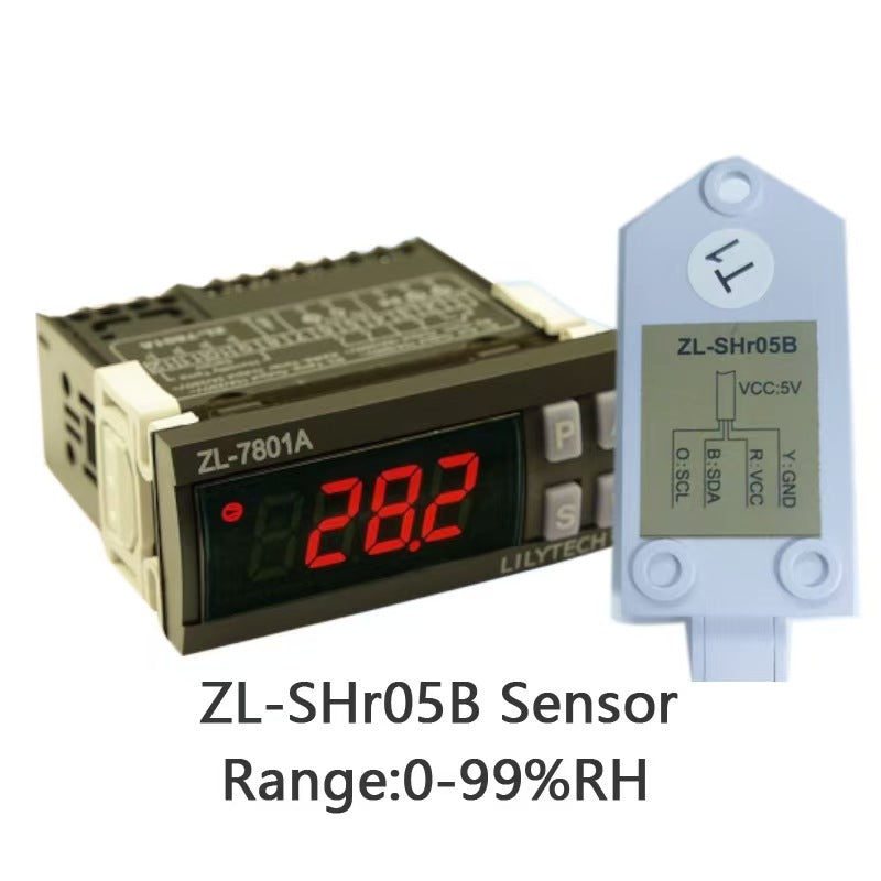 Multifunctional Digital Thermometer Hygrometer for Automatic Incubation - ZL-7801A Humidity and Temperature Controller for Incubators