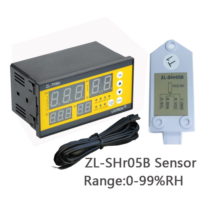 ZL-7918A AC 100-240V Multifunction Automatic Temperature Humidity Controller - Egg Incubator Controller