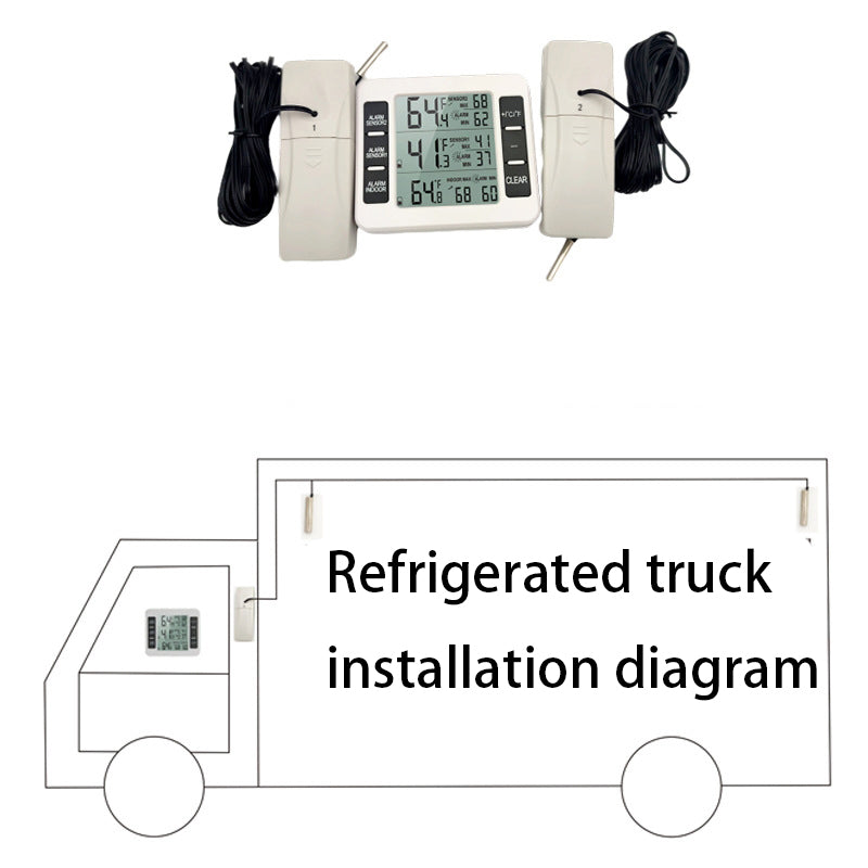 433 MHz Wireless Temperature & Humidity Sensor – Real-Time Monitoring for Home Weather Station