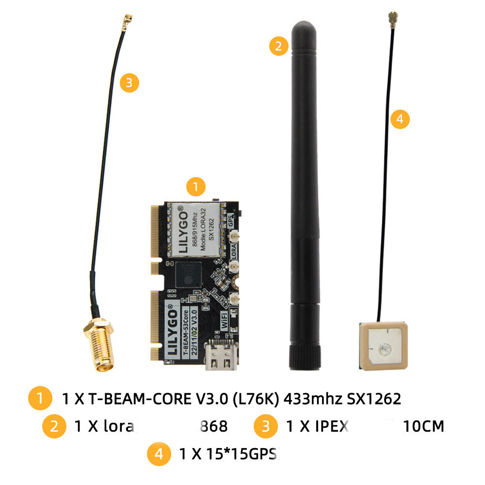 LILYGO® T-Beam SUPREME ESP32-S3+LoRa+GPS+OLED