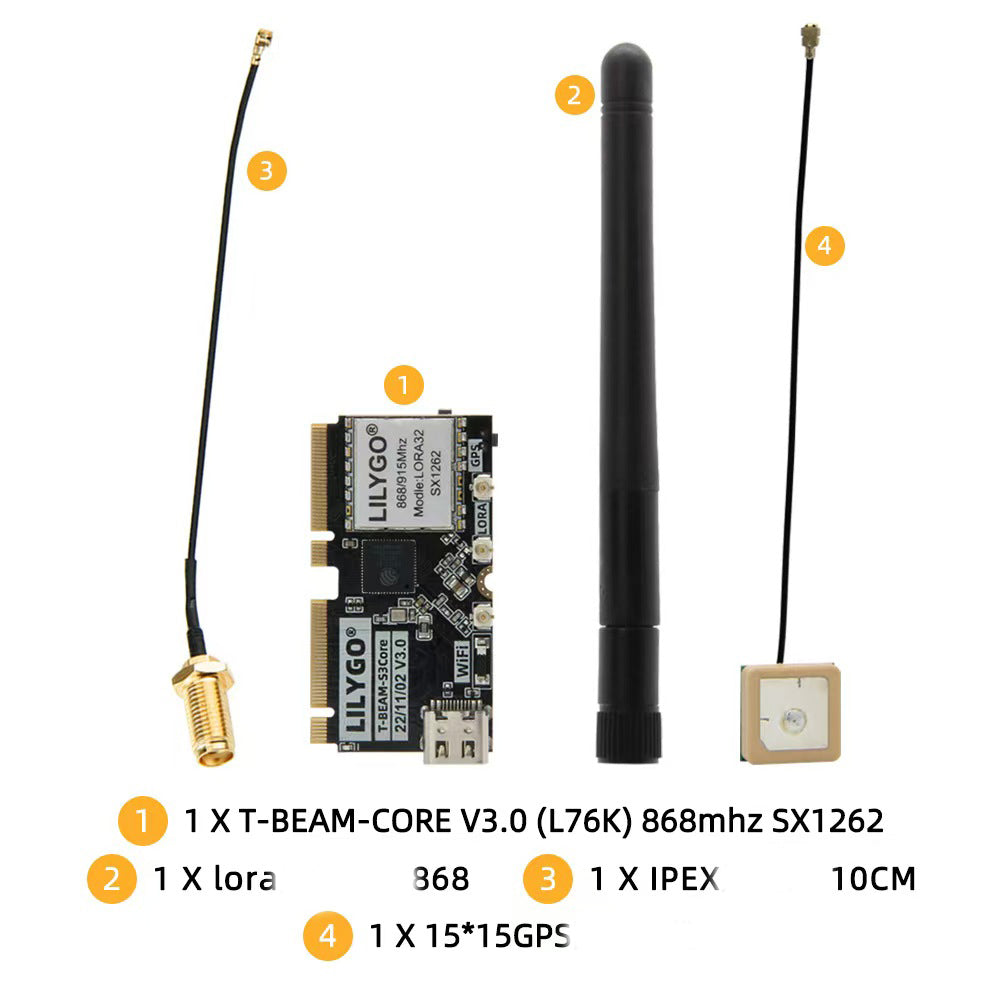 LILYGO® T-Beam SUPREME ESP32-S3+LoRa+GPS+OLED
