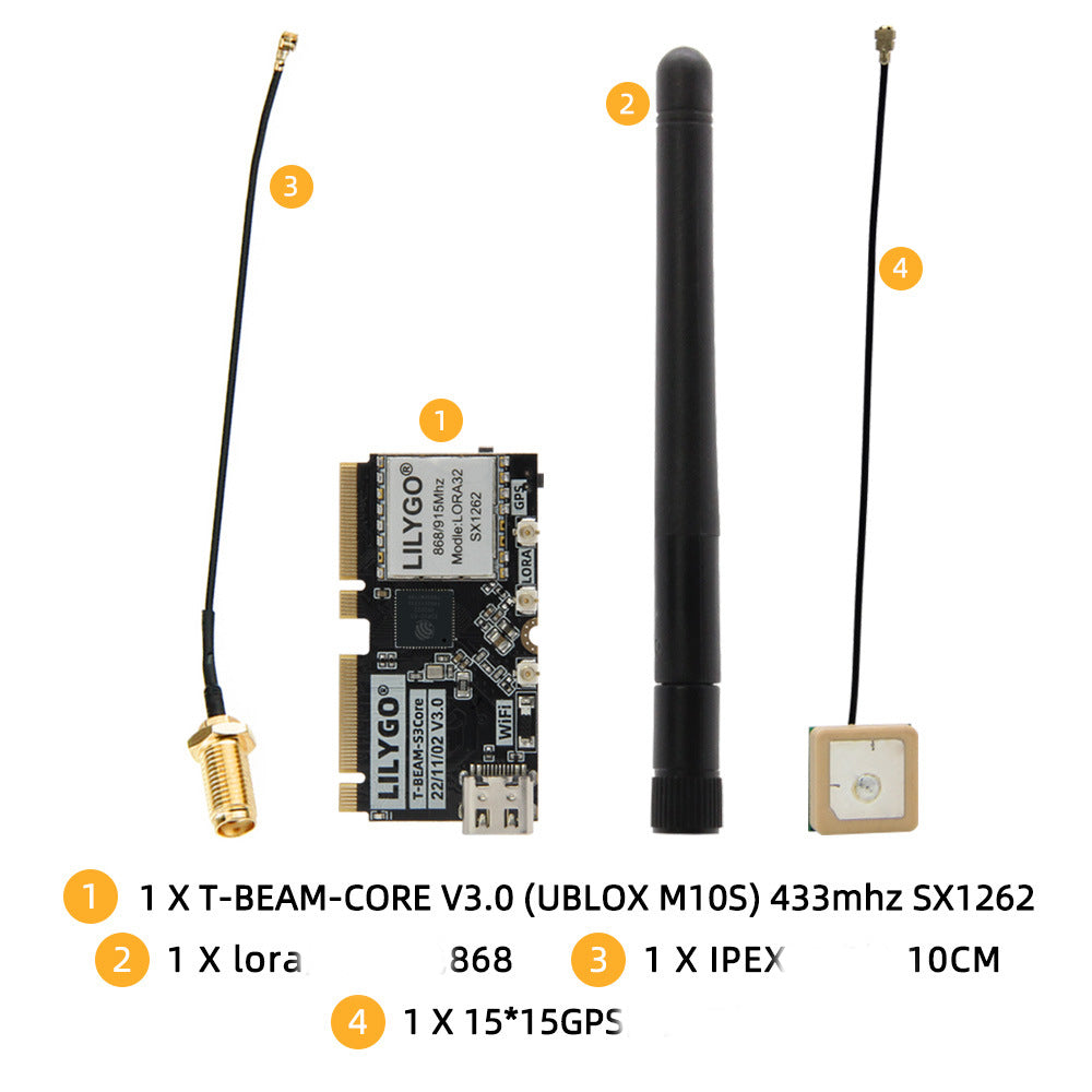 LILYGO® T-Beam SUPREME ESP32-S3+LoRa+GPS+OLED