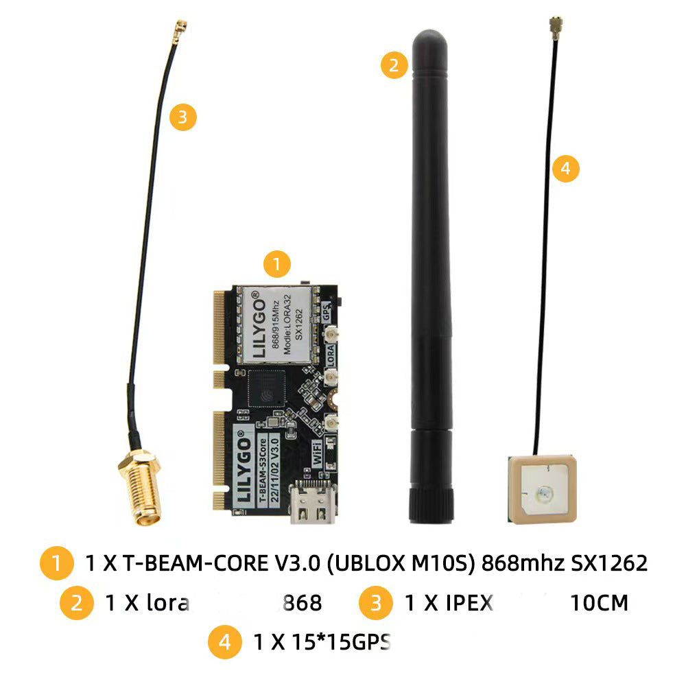 LILYGO® T-Beam SUPREME ESP32-S3+LoRa+GPS+OLED
