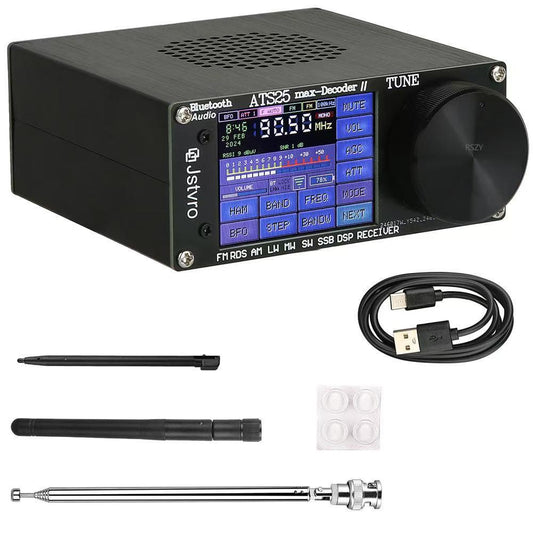ATS25 Max Decoder II – Multi-Band Bluetooth Radio with 2.4" Touchscreen