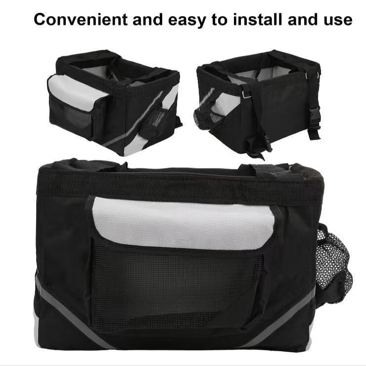 Removable Foldable Front Pet Bike Basket