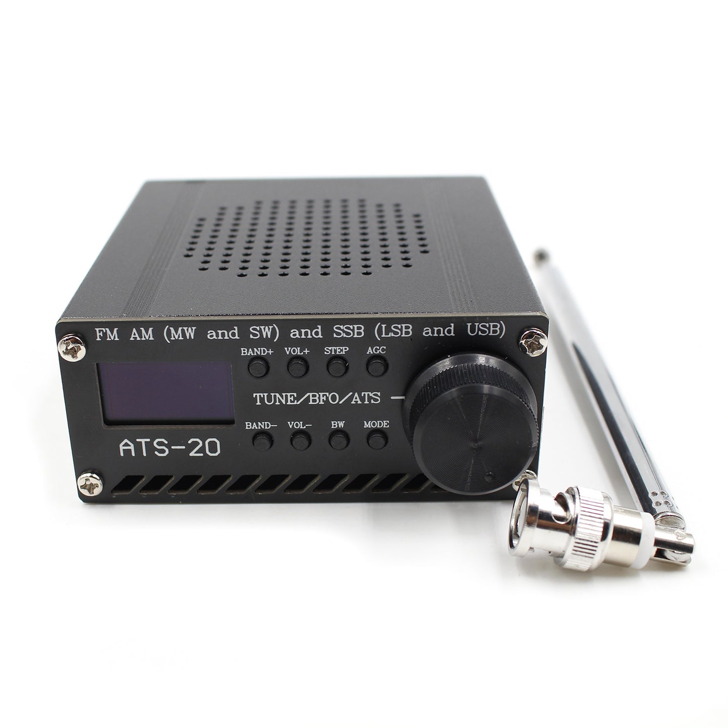 ATS-20 SI4735 Full-Wave Radio Receiver: FM, AM (MW & SW), SSB (LSB & USB) - Covers Commercial & Ham Bands